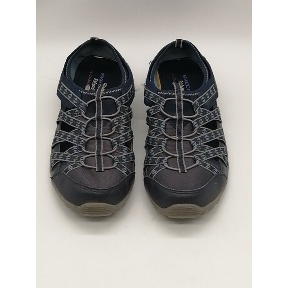 Skechers Sneakers Womens Raggae Fest Blue 8.5 Fisherman Shoes Relaxed 49359